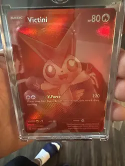 Pokemon English Black Bolt And White Flare Red Victini 172/086 BWR NM - Image 1