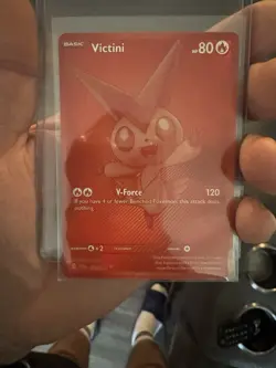 Pokemon English Black Bolt And White Flare Red Victini 172/086 BWR NM - Image 3