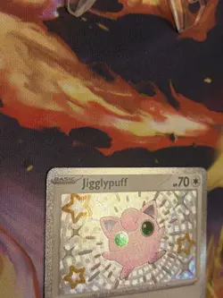 Pokemon TCG Jigglypuff Shiny Rare SV: Paldean Fates 198/091 NM - Image 3