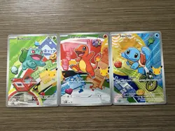 Pokemon First Partners Illustration Collection MEP Bulbasaur Charmander Squirtle - Image 2