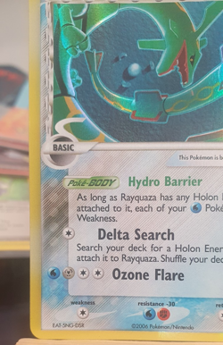 2006 Pokemon EX Holon Phantoms Holo RAYQUAZA 16/110 Delta Species - Image 2