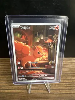 Pokemon Vulpix 138/132 Me01: Mega Evolution Illustration Rare Basic 70 HP Holo - Image 1