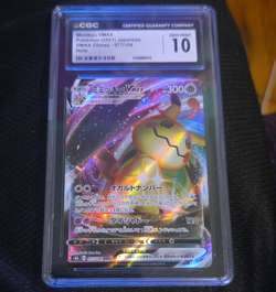 Pokemon Mimikyu VMAX CGC 10 VMAX Climax 077/184 Holo Japanese 2021 - Image 1