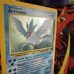Pokemon TCG Articuno Fossil 2/62 Holo Unlimited Holo Rare - Image 2