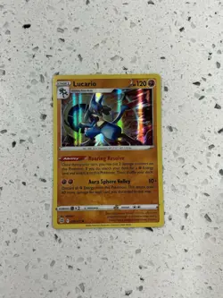 Lucario 79/172 Holo Rare - 2022 Brilliant Stars - Pokemon TCG - Image 1
