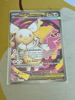 Pokemon TCG Ascended Heroes Mega Audino EX 253/217 Full Art Ultra Rare - Image 1