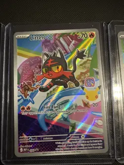 Pokemon TCG First Partner Illustration Collection Gen 7 Alolah Starters - Image 2