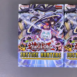 Yu-Gi-Oh Justice Hunters 1st Edition Sealed Box Lot of 2 8 Packs Field Centers - Image 3