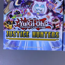 Yu-Gi-Oh Justice Hunters 1st Edition Sealed Box Lot of 2 8 Packs Field Centers - Image 5