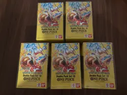 SEALED One Piece OP15-EB04 DP-10 Double Pack Lot Of 5 (Adventure on Kami Island) - Image 1
