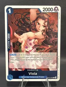 Viola OP15-040 (Rare) One Piece: Adventure on Kami's Island Foil NM - Image 1