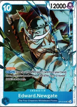 One Piece TCG OP13: Edward.Newgate OP13-042 SR - Image 1