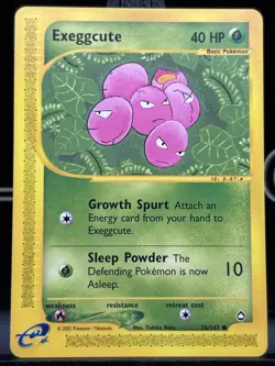 EXEGGCUTE 76/147 AQUAPOLIS POKEMON TCG NM - Image 3