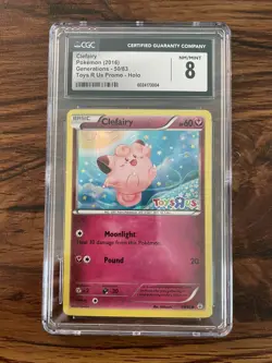 Pokemon Clefairy Generations Toys R Us Promo Holo CGC 8 50/83 2016 - Image 1