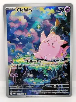 Pokemon CLEFAIRY Full Art 94/88 IR - PERFECT ORDER Near Mint Or Better - Image 1