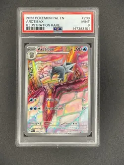 PSA 9 Arctibax 209/193 Illustration Rare Pal En-paldea Evolved Pokemon - Image 1