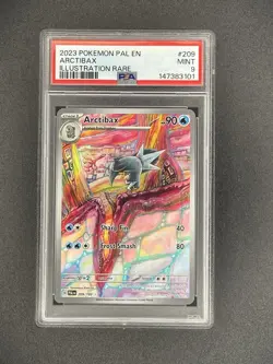PSA 9 Arctibax 209/193 Illustration Rare Pal En-paldea Evolved Pokemon - Image 2