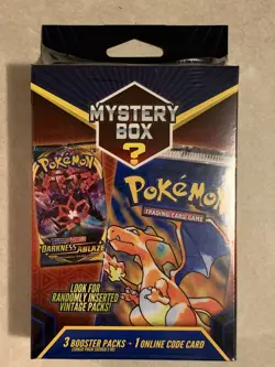 *Brand New* Walmart Pokemon Mystery BoxU 3 Packs With Possible Vintage! - Image 1