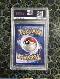 1999 POKEMON JUNGLE #3 FLAREON-HOLO PSA 8 - Image 2