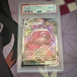 Pokemon Gengar VMAX Fusion Strike Full Art Holo Ultra Rare PSA 10 157/264 - Image 1