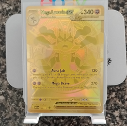 Pokemon Mega Lucario EX Me01: Mega Evolution Mega Hyper Rare 188/132 Holo 5ban … - Image 1