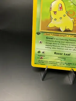 Chikorita - 54/111 Neo Genesis - 1st Edition LP-MP Vintage Pokemon TCG - 2000 - Image 5