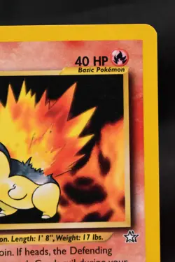 Cyndaquil 1st Edition 56/111 MP+ Neo Genesis Regular Common Pokemon TCG - Image 3