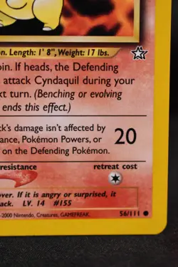 Cyndaquil 1st Edition 56/111 MP+ Neo Genesis Regular Common Pokemon TCG - Image 4
