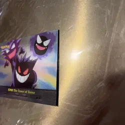 Topps Pokemon TV Animation Gengar #EP22 The Tower of Terror Holo Foil - Image 3