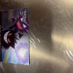 Topps Pokemon TV Animation Gengar #EP22 The Tower of Terror Holo Foil - Image 4