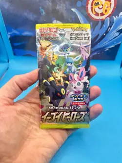 Eevee Heroes Booster Pack Lot Of (5x) (Japanese)Pokemon Tcg! New 4521329314143 - Image 3
