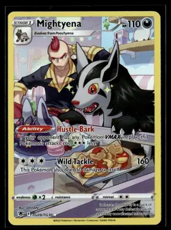 Pokemon TCG SWSH10: Astral Radiance Trainer Gallery #TG09/TG30 Mightyena - Image 1