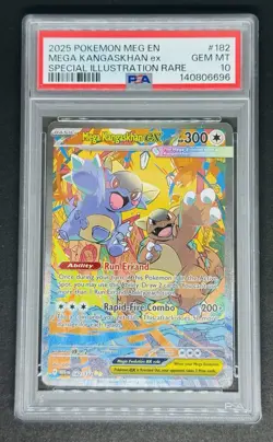 Mega Kangaskhan ex 182/132 SIR Pokemon Mega Evolution #182 GEM MINT PSA 10 - Image 1