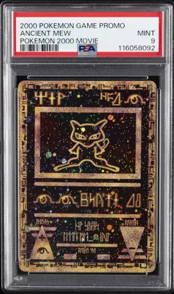 2000 POKEMON GAME MOVIE POKEMON 2000 MOVIE ANCIENT MEW PSA 9 - Image 1