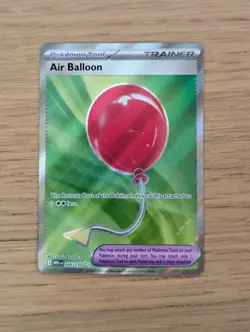 Pokemon TCG Air Balloon Full Art MEG 166/132 NM - Image 1
