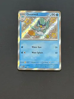 Pokemon TCG - Shiny Quaxwell - Black Star Promo #83 - Paldean Fates - Image 1