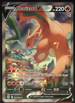 Charizard V 154/172 Alt Art - Pokemon Sword & Shield: Brilliant Stars Centered! - Image 1