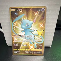 Pokemon Mew Celebrations Secret Rare 025/025 Full Art Holo English 60HP Psyshot - Image 1