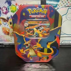 Mega Charizard X and Y Tins Sealed 2026 Set of 2 Pokemon TCG Phantasmal Flames - Image 3