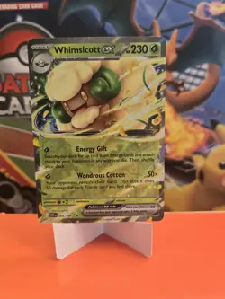 MINT-Whimsicott EX 165/086 Secret Illustration Rare White Flare Pokemon TCG - Image 1