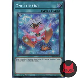 Yugioh One for One RA03-EN056 Secret Rare 1st Edition NM - Image 1