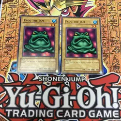 Yugioh - Frog the Jam Limited Edition MP1-004 McDonald's Promo VLP/NM X2 - Image 1
