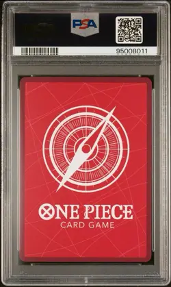 One Piece Card Game TCG Vegapunk OP07-097 Alt Art Leader PSA 10 - Image 2