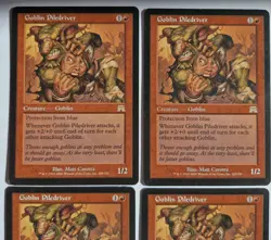 Set of 4 Goblin Piledrivers - a Sharpshooter - 2 SGang Commanders Premodern MTG - Image 3
