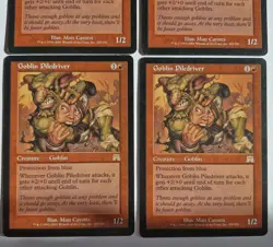 Set of 4 Goblin Piledrivers - a Sharpshooter - 2 SGang Commanders Premodern MTG - Image 4