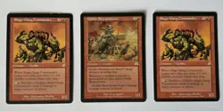 Set of 4 Goblin Piledrivers - a Sharpshooter - 2 SGang Commanders Premodern MTG - Image 5