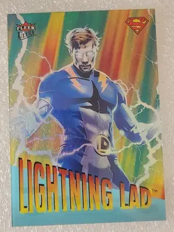 R-18 LIGHTNING LAD 2026 Fleer Ultra DC Superman '95 RETRO LEGION of SUPER-HEROES - Image 1