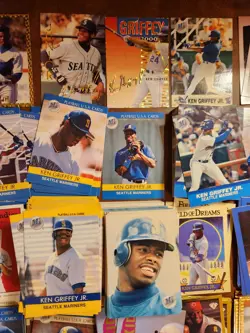 Ken Griffey Jr. HUGE LOT of 50 Different RARE! and ODDBALL Seattle Mariners - Image 3