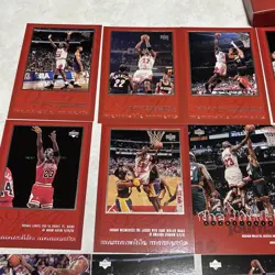 1997 Upper Deck The Jordan Championship Commemorative Card Set of 24, 3.5"x5" - Image 2