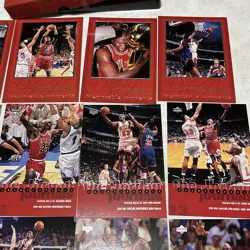 1997 Upper Deck The Jordan Championship Commemorative Card Set of 24, 3.5"x5" - Image 3